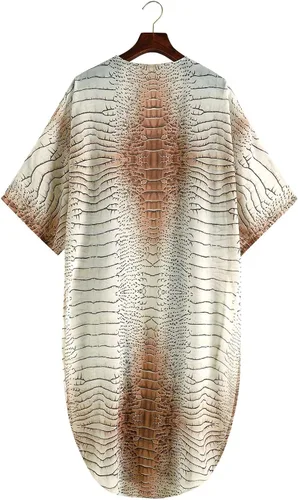 Vista 4 de Para niñas adolescentes con hebilla alrededor del cuello, cita de verano flexible a cuadros