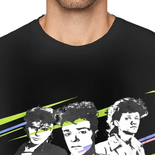 Vista 7 de Soda Music and Stereo - Camiseta de manga corta para hombre, diseño casual, cuello redondo, unisex, color negro