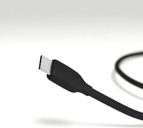 Vista 3 de Amazon Basics, Cable de carga rápida USB-C a USB-A 2.0, 480Mbps de velocidad, certificado USB-IF, para Apple iPhone 16/15, iPad, Samsung Galaxy