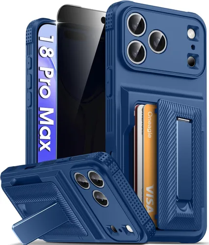 Vista 65 de Oneagle Funda tipo cartera para iPhone 17 Pro Max con tarjetero