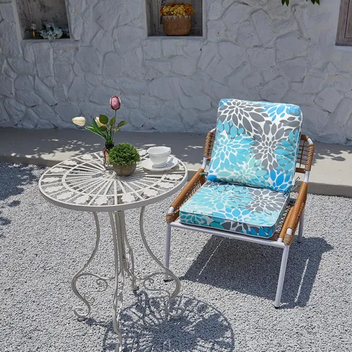 Vista 4 de JMGBird Cojín para silla de exterior, cojín para silla de patio, 19 x 19 pulgadas, para muebles de patio