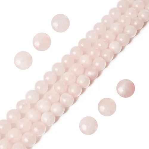 Vista 27 de 100 piezas de cuentas de amatista natural de 6 mm, cuentas de piedras preciosas redondas sueltas para hacer joyas