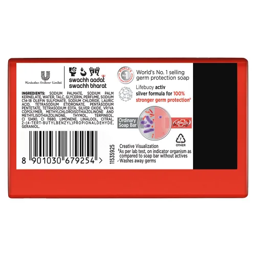 Vista 3 de Lifebuoy Total 10 - Barra de jabón - 125 g x 3 barras