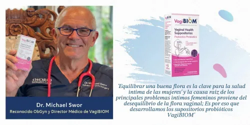 Vista 2 de Supositorio probiótico biom: pH vaginal natural y régimen de control de olores; equilibra y nutre el microbioma vaginal; sin parabenos (30)