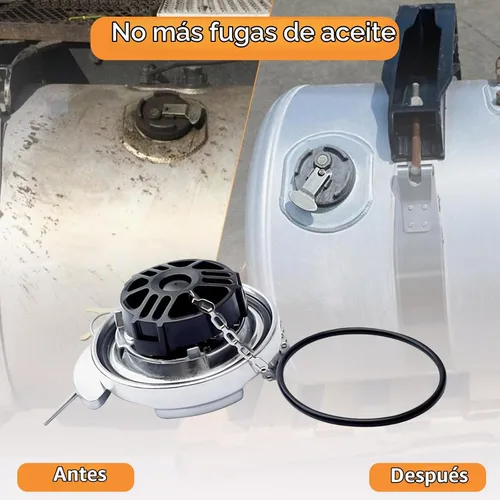 Vista 4 de Junta tórica de goma mejorada para evitar fugas, compatible con tapa de tanque de combustible de camión Peterbilt, juntas de anillo de tapa