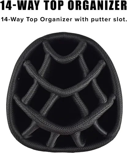 Vista 3 de Hot-Z Bolsa de carrito de golf con divisor de 14 vías para mujer de lujo 2.5