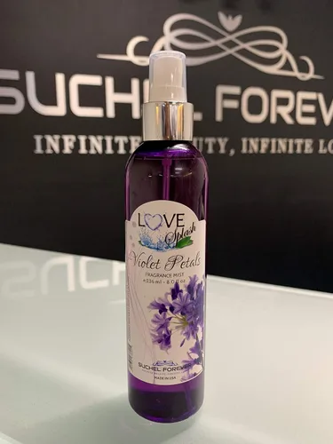 Vista 2 de Violet Petals Love Splash Body Mist 8.0 oz - Pétalos de Violetas Colonia 8.0 oz