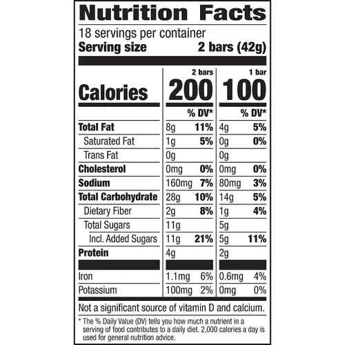 Vista 5 de Nature Valley Barras de granola crujientes, mantequilla de maní, 1.49 onzas, 18 unidades, 36 barras