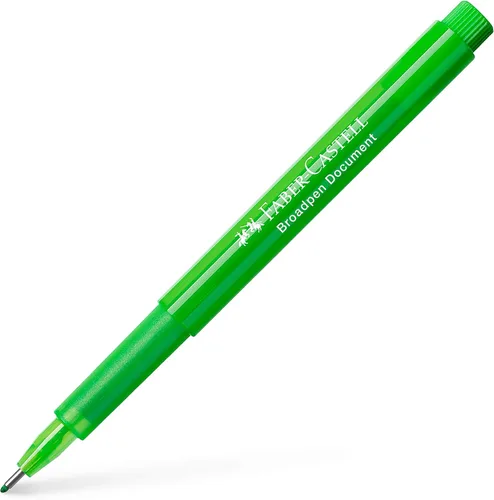 Vista 3 de Faber Castell 155466 Broadpen 1554 - Delineador de puntas, color verde claro
