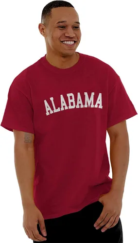 Vista 11 de Alabama Athletic Student Vacation Souvenir Graphic T Shirt hombres o mujeres