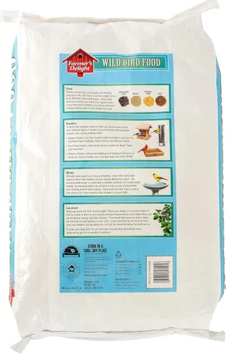 Vista 2 de Wagner's 53003 Farmer's Delight - Alimento para pájaros silvestres con sabor a cereza, bolsa de 20 libras