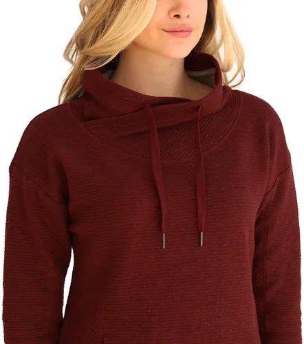 Vista 4 de Kirkland Signature - Suéter de cuello alto falso para mujer (rojo, XXL), Rojo