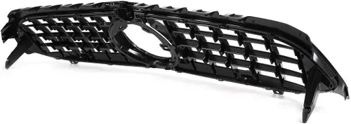 Vista 4 de YIWANG ABS AMG Reemplazo GT Sport Rejillas delanteras de malla vertical Trim para Mercedes Benz Clase A W177 A200 A180 A260 2019