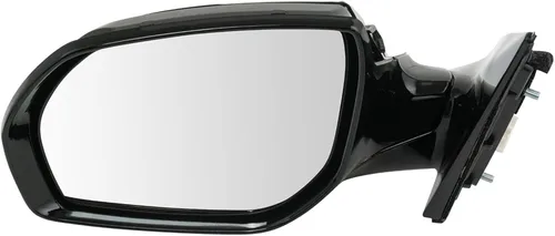 Vista 82 de TRQ Espejo plegable con calefacción eléctrica del lado del conductor con indicador de punto ciego pintura a juego negro liso compatible con Kia