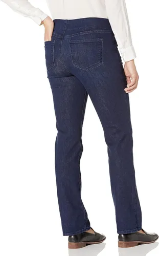 Vista 2 de NYDJ Jeans rectos Marilyn sin cierre para mujer Ajuste adelgazante y favorecedor