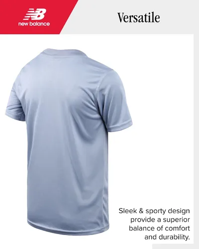 Vista 5 de New Balance Conjunto de pantalones cortos activos para niños, camiseta sin mangas de 3 piezas, camiseta de manga corta, pantalones cortos atléticos