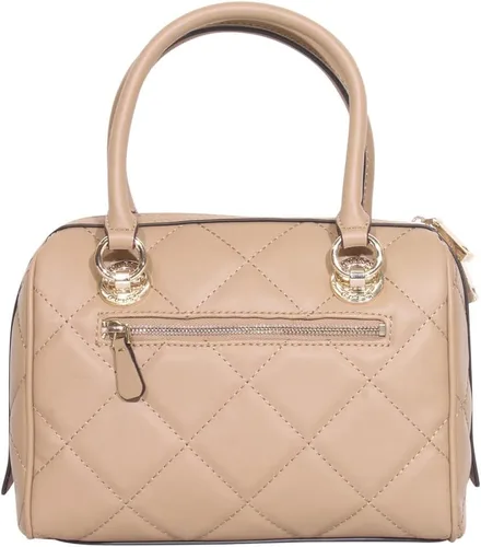 Vista 3 de GUESS Cessily Box - Bolso de mano, color beige, talla única, Beige