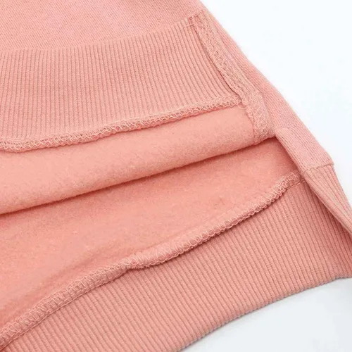 Vista 7 de Sudadera básica con capucha para bebés y niñas, color sólido, con capucha, ropa de otoño e invierno