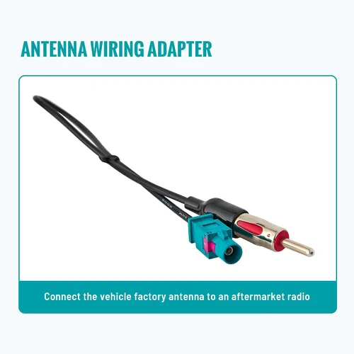 Vista 5 de NuIth Arnés de cables de radio estéreo con adaptador de antena compatible con BMW 2000-2010/Volkswagen 2004-2015/Mercedes-Benz Sprinter 2007-2015
