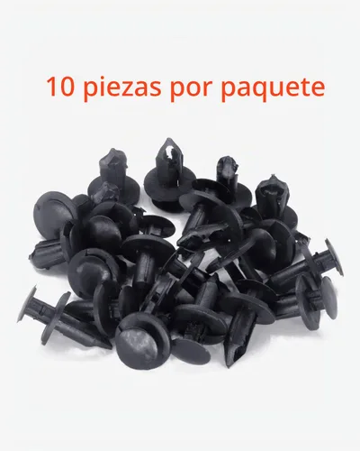 Vista 5 de Lantee Clips de coche – 10 piezas universales de nailon plástico remache clips de sujeción de 0.315 in