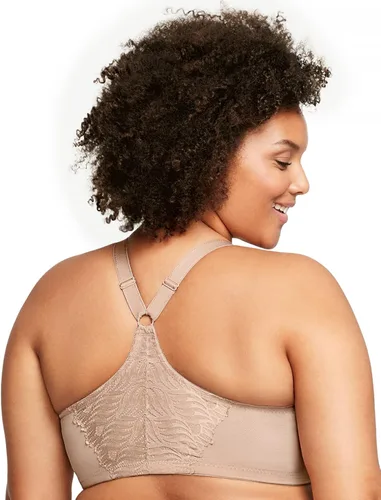Vista 3 de Glamorise Women's Plus Size Front-Close T-Back Wonderwire Underwire #1246