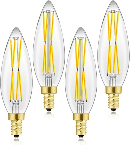Vista 12 de Bombilla LED T6 esmerilada E12 regulable Edison 25W blanco suave 3000K E12 bombillas incandescentes equivalentes a T6.5 bombilla de filamento LED