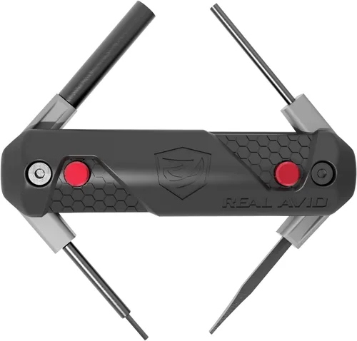 Vista 7 de Real Avid - Herramienta 4 en 1 para pistolas Glock, multiherramienta compacta con herramienta de visión delantera y trasera, herramienta