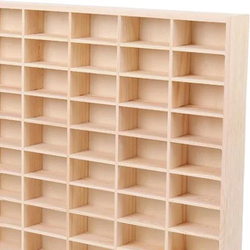 Vista 4 de Gralara Estante de exhibición de madera para automóvil, estante organizador de libros, almacenamiento, soporte de almacenamiento de juguetes