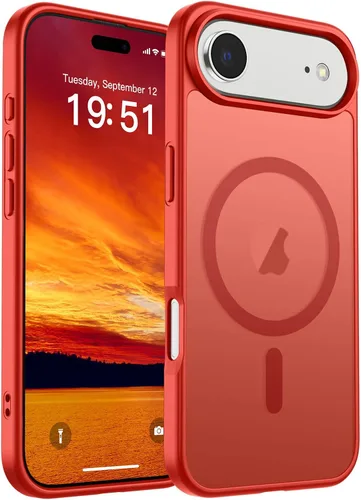 Vista 209 de SUPFINE Funda magnética para iPhone SE 2022 (3ª)/2020 (2ª), iPhone 8 (compatible con MagSafe) (protección contra caídas de grado militar), funda