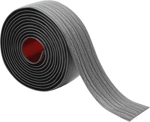 Vista 17 de Tira de transición de suelo de 1.57 pulgadas, tira de transición de vinilo plano autoadhesiva con respaldo fuerte, grano de madera de 1.6 in, 3.28