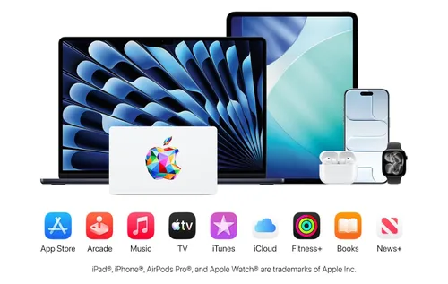 Vista 5 de Apple Tarjeta de regalo - App Store, iTunes, iPhone, iPad, AirPods, MacBook, accesorios y más (eGift)