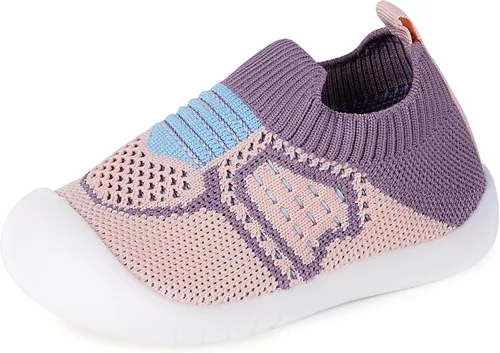 Vista 91 de Zapatos de bebé Pantuflas para niños pequeños, calcetines para niños y niñas, suela antideslizante