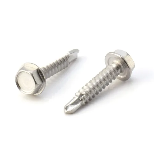 Vista 36 de THE CIMPLE CO Tornillo autoroscante de cabeza combinada #8, 1 pulgada de longitud, acero inoxidable 410 con cabeza hexagonal y Phillips, tornillo