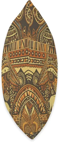 Vista 2 de Logiamerch Patterns Patrón africano con elefante, almohada Love Africa, 16 x 16 pulgadas, multicolor