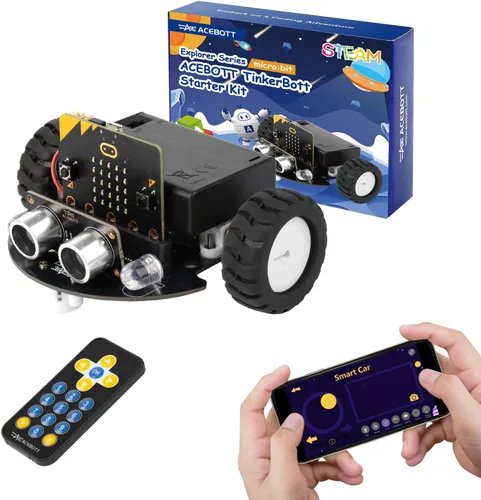 Vista 13 de Kit de tanque de robot solar con cámara inteligente ESP32 5 en 1, kit de robótica de juguete STEM para niños de 8 a 16 años, aplicación y control