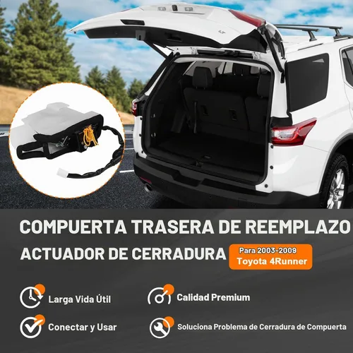Vista 2 de Actuador de pestillo trasero para Toyota 4Runner 2003-2009 Accionador de bloqueo de puerta trasera Ensamblaje del pestillo del tronco Reemplaza
