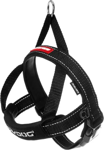 Vista 24 de Arnés ajustable para perro de EzyDog, XXS, Negro Fast One-Click Buckle, Adjustable Fit, Strong Reinforced Materials, Reflective Stitching, No Pull