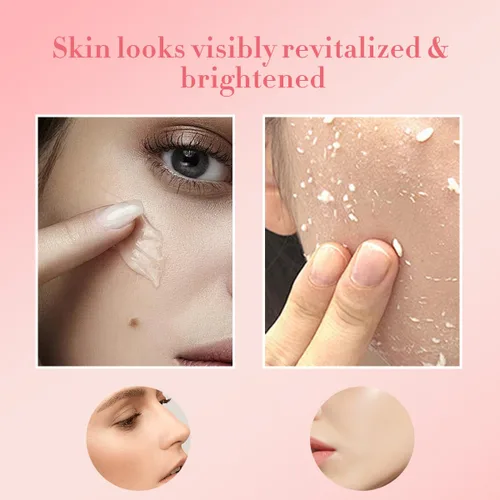 Vista 2 de Gel exfoliante de melocotón, gel hidratante exfoliante purificador, limpiador facial, lavado facial hipoalergénico, cuidado facial y corporal