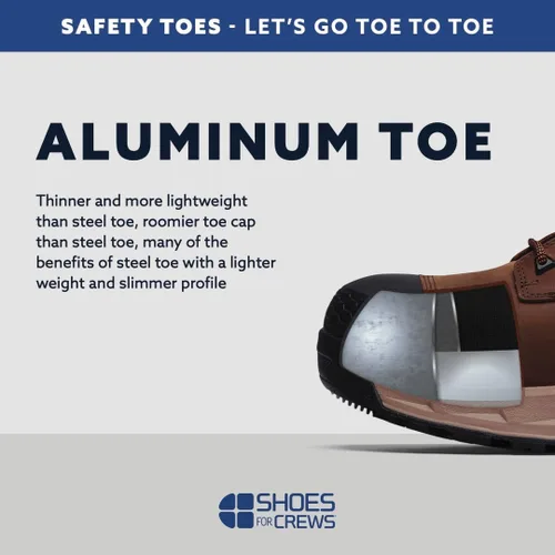 Vista 5 de Zapatos para Crews Piston Low Aluminio Toe, Unisex