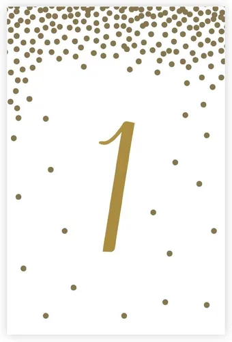 Vista 8 de Andaz Press Colección de fiesta de lunares con confeti dorado metálico, pancarta colgante, Welcome Baby!, aprox. 6 pies, 1 juego