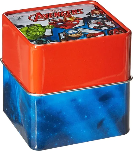 Vista 4 de Marvel The Avengers AVG3508 - Reloj para niños con correa de goma negra Negro - Movimiento de cuarzo