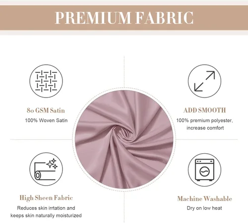 Vista 6 de AW BRIDAL - Bata estilo kimono de satén para mujer