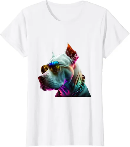 Vista 23 de Dogo Argentino Dogs Dogo Argentinos Camiseta, Negro