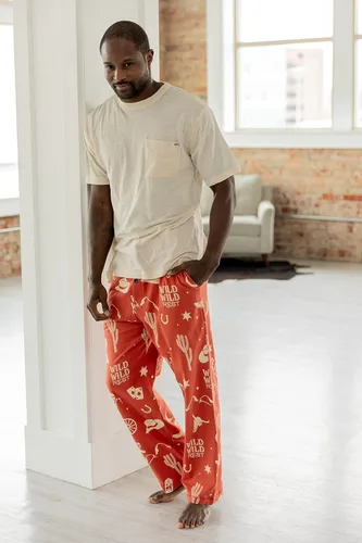 Vista 3 de Lazy One Pantalones de pijama para hombre, pantalones separados para hombre, pantalones de descanso, divertidos