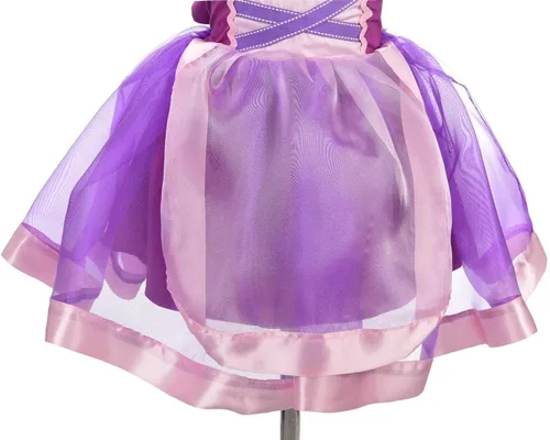 Vista 5 de LITO ANGELS - Disfraz de princesa para niñas pequeñas, Halloween, Navidad, fiesta de disfraces con accesorios