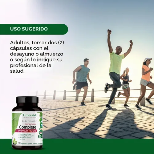 Vista 5 de EMERALD LABS Complete Premium Multi, 60 cápsulas vegetales