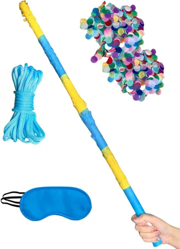 Vista 11 de Palitos de piñata de 32 pulgadas, que no se rompen, la calidad es muy difícil. Los niños pueden disfrutar jugando en la fiesta de piñata sin