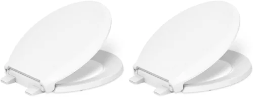 Vista 55 de KOHLER 4639-RL-0 Cachet ReadyLatch Asiento de inodoro redondo con cierre suave, color blanco