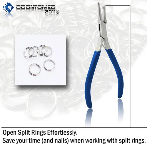 Vista 7 de Alicates de anillo dividido 5" W/Spring Blue Color Pvc Grip ODM