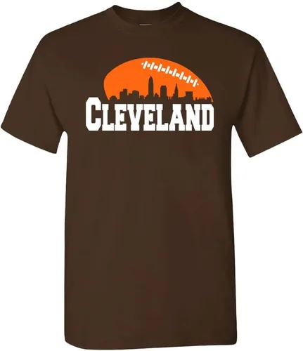 Vista 13 de Xtreme Apparrel City Skyline - Camiseta de hombre para los aficionados al fútbol americano Pittsburgh - Camisa negra